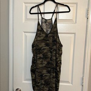 Camouflage Green and Brown Sleeveless